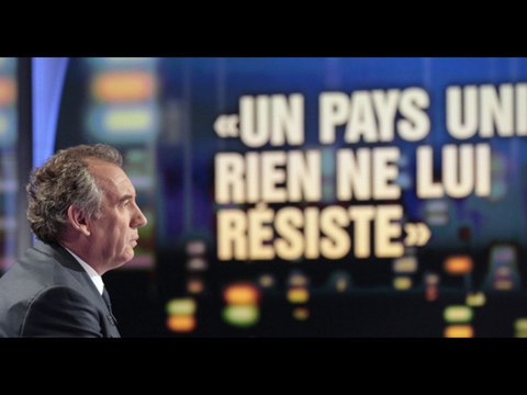 François Bayrou, invité du 20H de TF1 - 120112