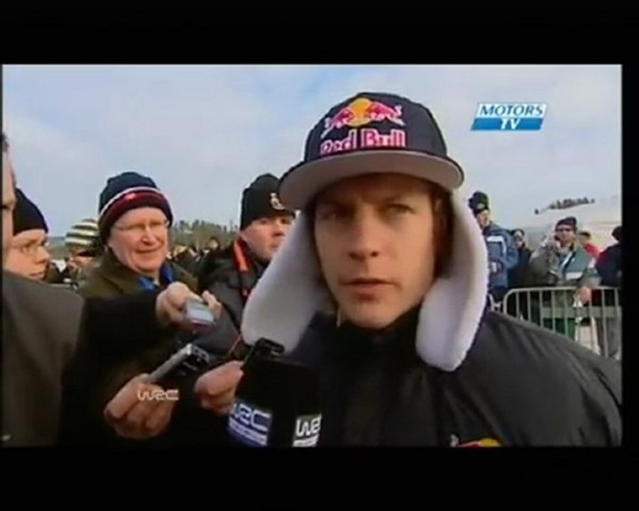 WRC Rally Sweden 2010 Kimi Räikkönen Interview on Sunday