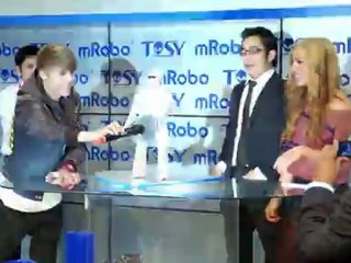 From The Floor of CES 2012: Justin Bieber Unveils Tosy mRobo
