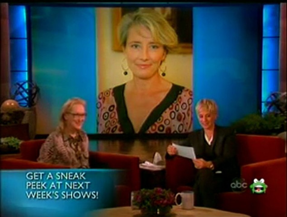 Meryl Streep Kisses And Tells Jan 12 2012