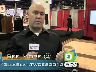 Xybotyx the iPhone Robot from CES 2012 - GeekBeat.TV