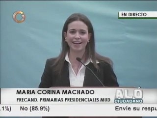 María Corina Machado: "Compromiso con Venezuela" no es una alianza electoral