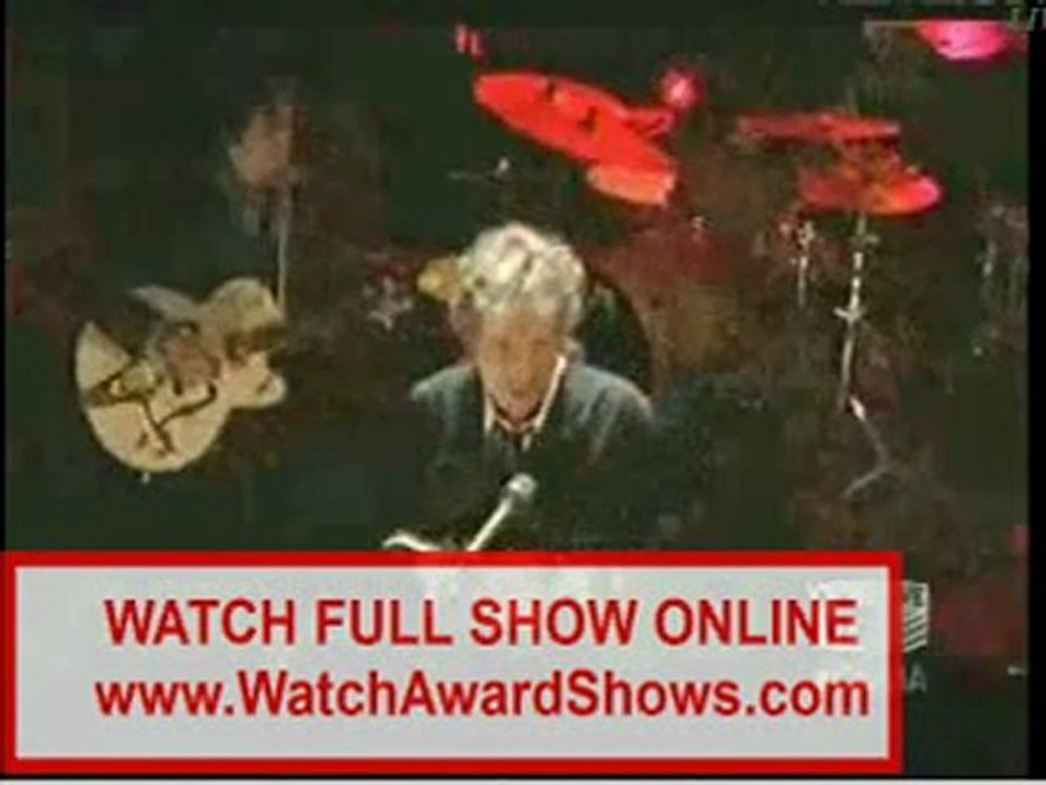 Bob Dylan Critics Choice Awards 2012 performance Tribute to Martin Scorsese