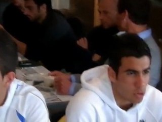 Γεύμα παικτών ΑΕΚ 12-1-12