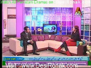 Morning With Farah By Atv - 13th January 2012 part 1
