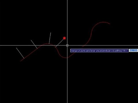 ARKITool: DIB-PERPEND, Líneas perpendiculares a pol. en AutoCAD.