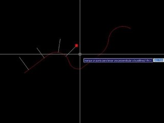ARKITool: DIB-PERPEND, Líneas perpendiculares a pol. en AutoCAD.