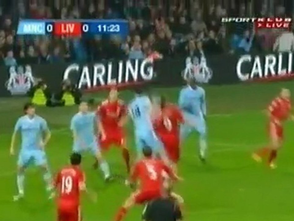 Bóng Đá + - Video clip - Man City 0-1 Liverpool (League Cup 2011_12)
