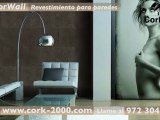 Loseta de corcho. Decoración ecológica para paredes interior