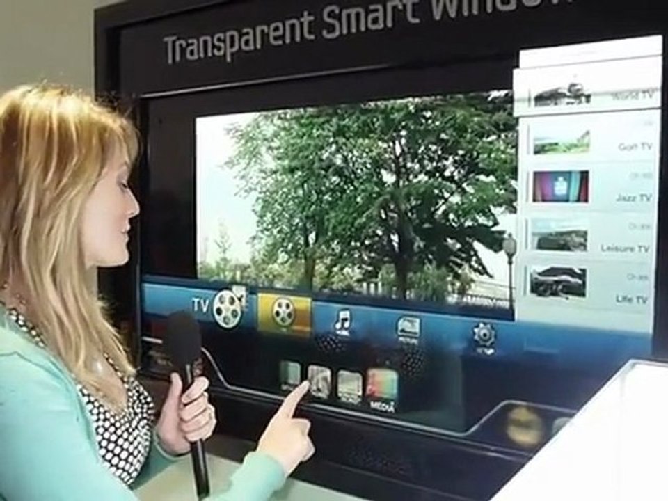 CES - Samsung Smart Window (Mobile Nation)