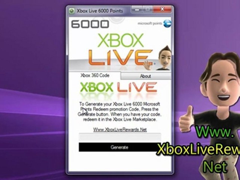 Xbox Live 6000 Microsoft Points Free Download - Xbox