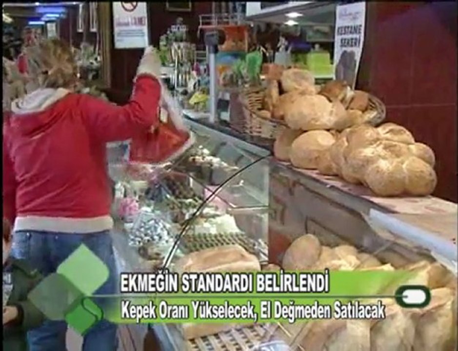 EKMEĞİN STANDARDI BELİRLENDİ 09.01.2012