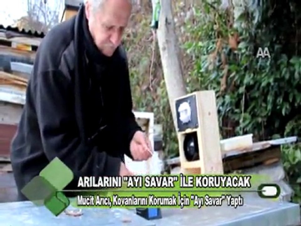 ARILARINI ‘AYI SAVAR’ İLE KORUYACAK  10.01.2012