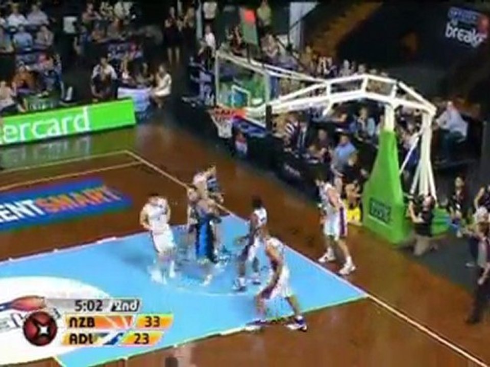 NBL - New Zealand Breakers 80-63 Adelaide 36ers