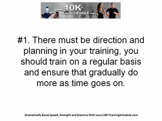 10K Training - Running Techniques Plus Workout Suggestions For Beginners
