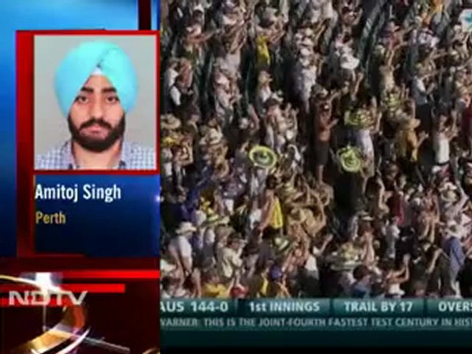 Special analysis of Perth Test, Day 1