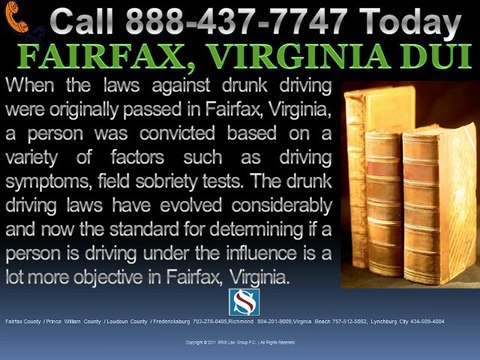 DUI FAIRFAX, VIRGINIA LAWYER ATTORNEYS