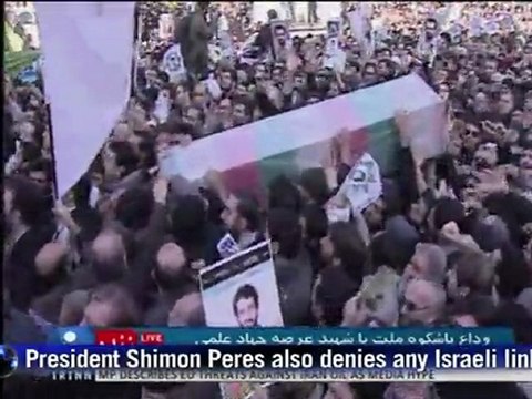 Iran blames CIA, Mossad as slain scientist buried