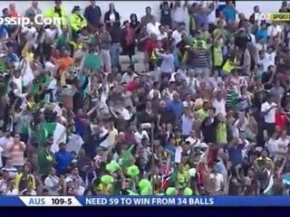 Shahid Afridi Two Brilliant Catch Vs Australia In T20 2010