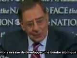 Leon Panetta reconnaît que l'Iran ne court pas après la bombe atomique