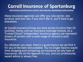 Spartanburg_Auto_Insurance - Save Money When You Know The How's and Why's
