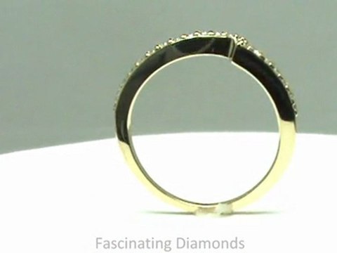 FDENS3166B Round Cut Diamond Anniversary Band W Round Side Stones In Pave Setting