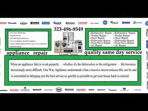 323-496-8549 Signal Hill Appliance Repair