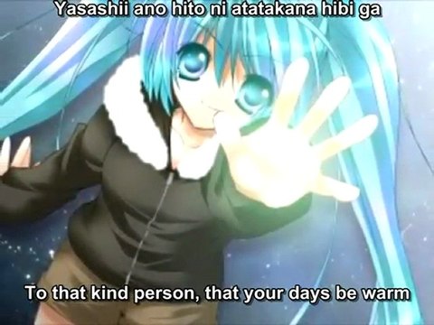 Hatsune miku La la Merry Christmas PV with lyrics {{ORIGINAL}}