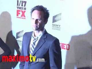 Walton Goggins at "Justified" Season 3 Premiere Screening ARRIVALS
