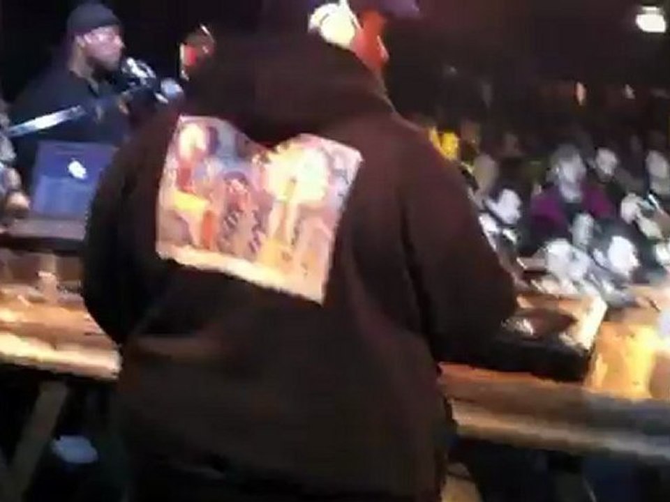 Afrika Bambaataa & Donald D rocking at Flog Florence Italy March 2011