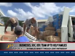 Businesses, Social Development Bring Christmas To 54 Families