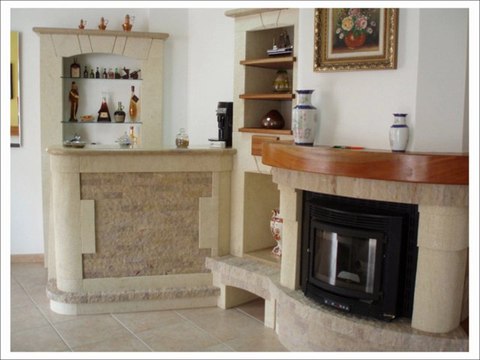 Cheminée en Granit-Cheminée en Pierre-cheminées contemporaines