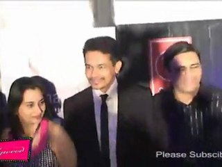 Cast Of Movie Poses For Lenses @ Premier Of "Chalis Chauraasi"