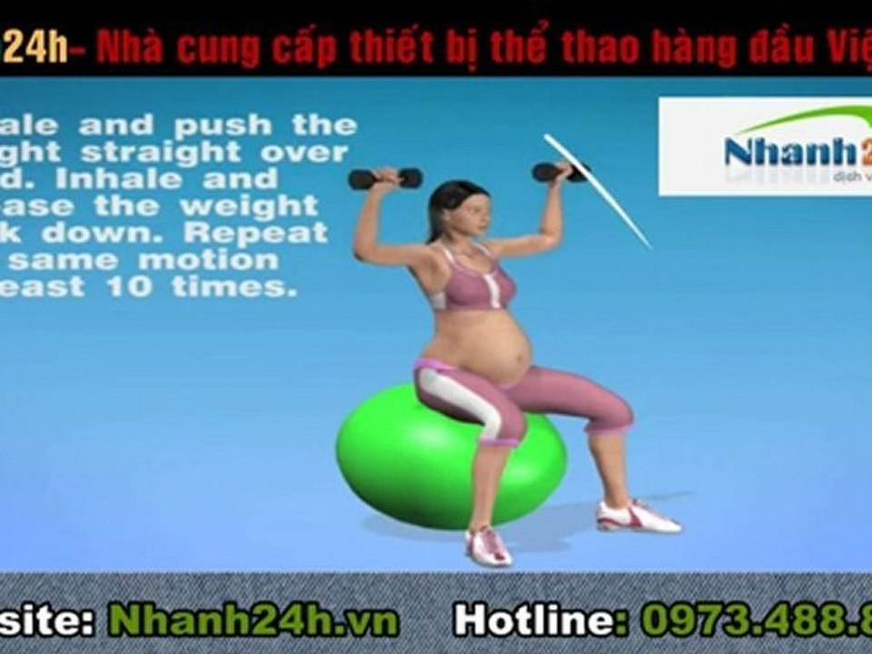 Tập thể dục - Bài tập cho phụ nữ mang thai 1 - Nhanh24h.vn