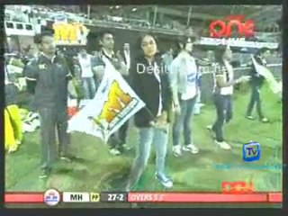Mumbai Heroes vs. Chennai Rhinos - Mumbai Heroes Innings Ov05-06