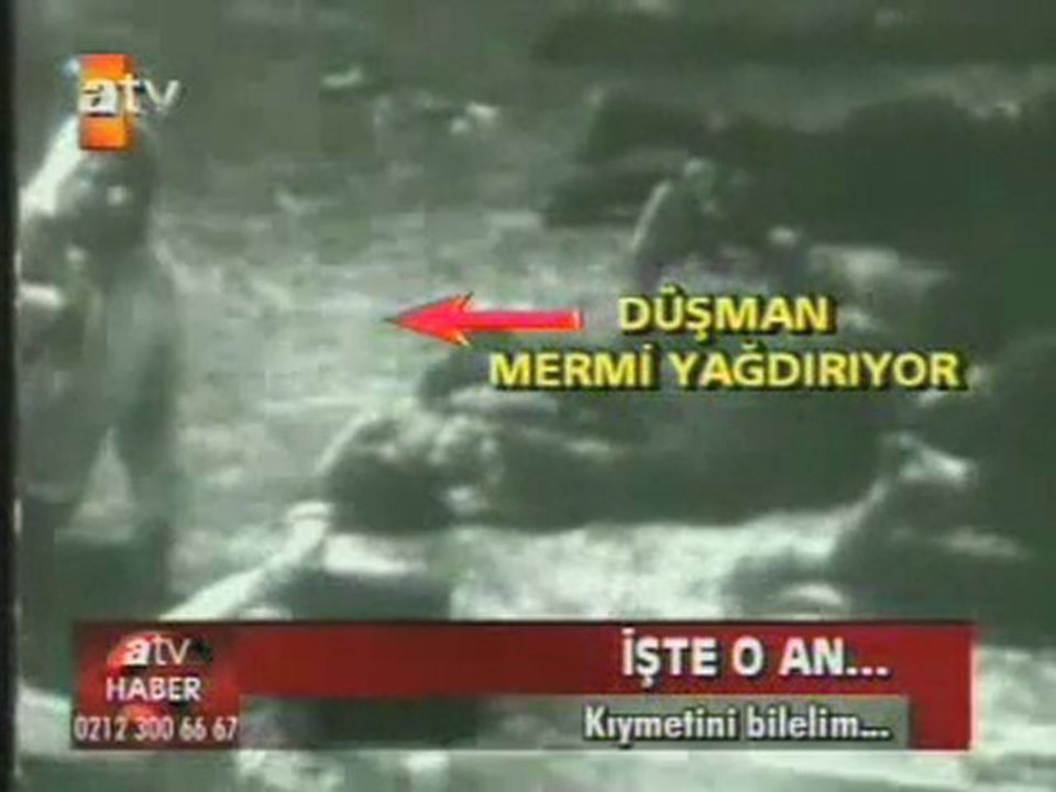 Kahraman Türk Kadınının Vurulma Anı (Genelkurmay'ın Arşivinden Kurtuluş Savaşı görüntüleri)