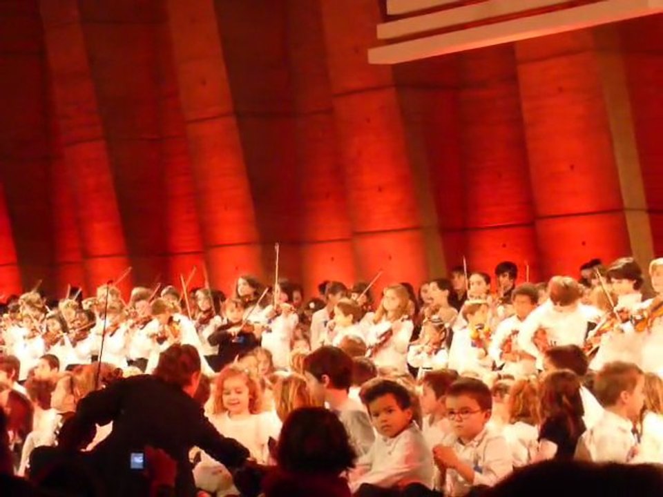 Concert national Suzuki. Unesco (Paris) 14 janvier 2012