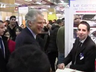 Villepin au « Salon de l’Apprentissage et de l’Alternance »