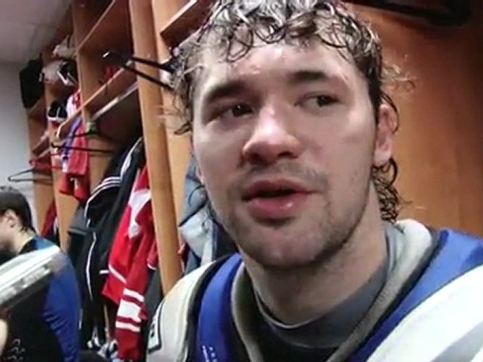 Роман Людучин после игры с к.Амур 14.01.12.