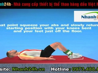 Hướng dẫn tập thể dục - Bài tập cơ bụng 1 - Nhanh24h.vn