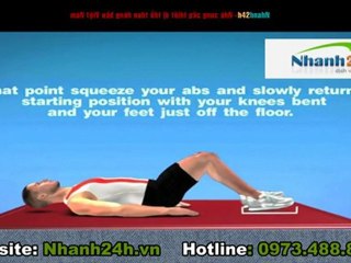 Hướng dẫn tập thể dục - Bài tập cơ bụng 3 - Nhanh24h.vn