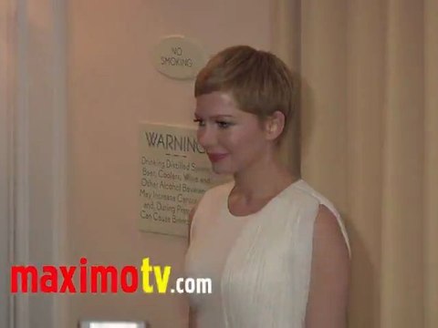 Michelle Williams Forevermark And InStyle Golden Globes 2012 Event EXCLUSIVE