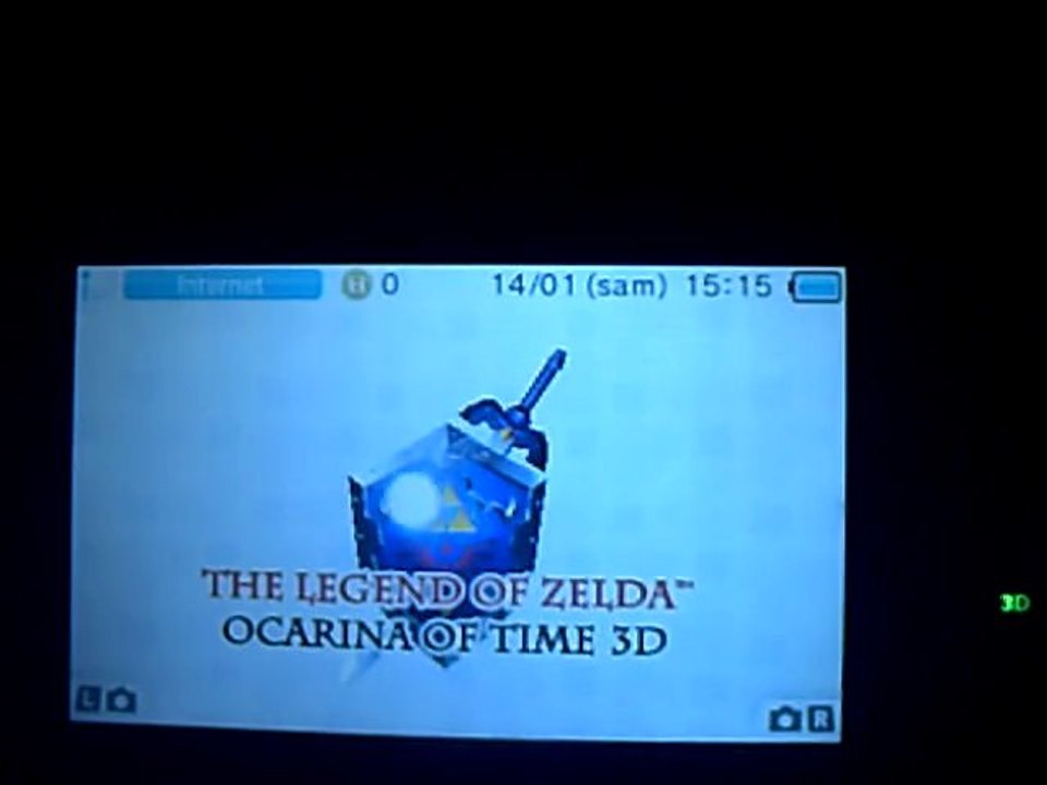 video test zelda ocari of time 3d
