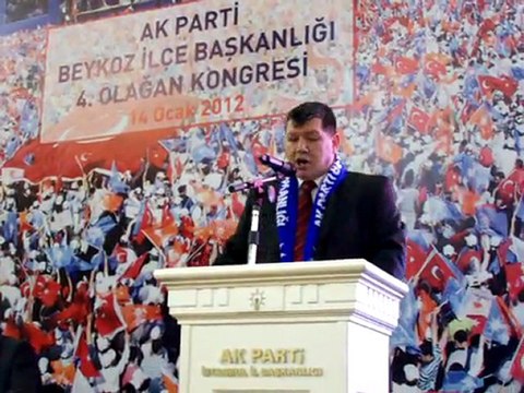 Ak Parti Beykoz İlçe Başkanı Adem SEFER kongrenin açış konuşması