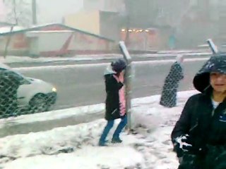 istanbulda kar yağışı