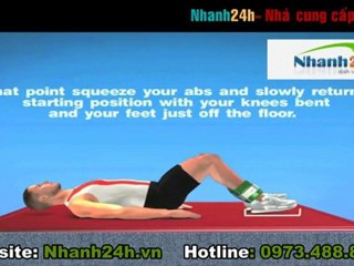 Hướng dẫn tập thể dục - Bài tập cơ bụng 7 - Nhanh24h.vn
