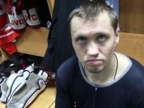 Егор Михайлов после игры с ХК Амур