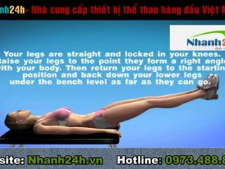 Hướng dẫn tập thể dục - Bài tập cơ bụng 16 - Nhanh24h.vn