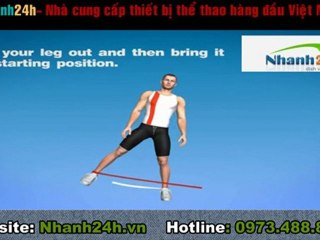 Hướng dẫn tập thể dục - Bài tập đùi và chân - Nhanh24h.vn