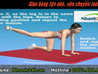 Hướng dẫn tập thể dục - Bài tập hông 4 - Nhanh24h.vn